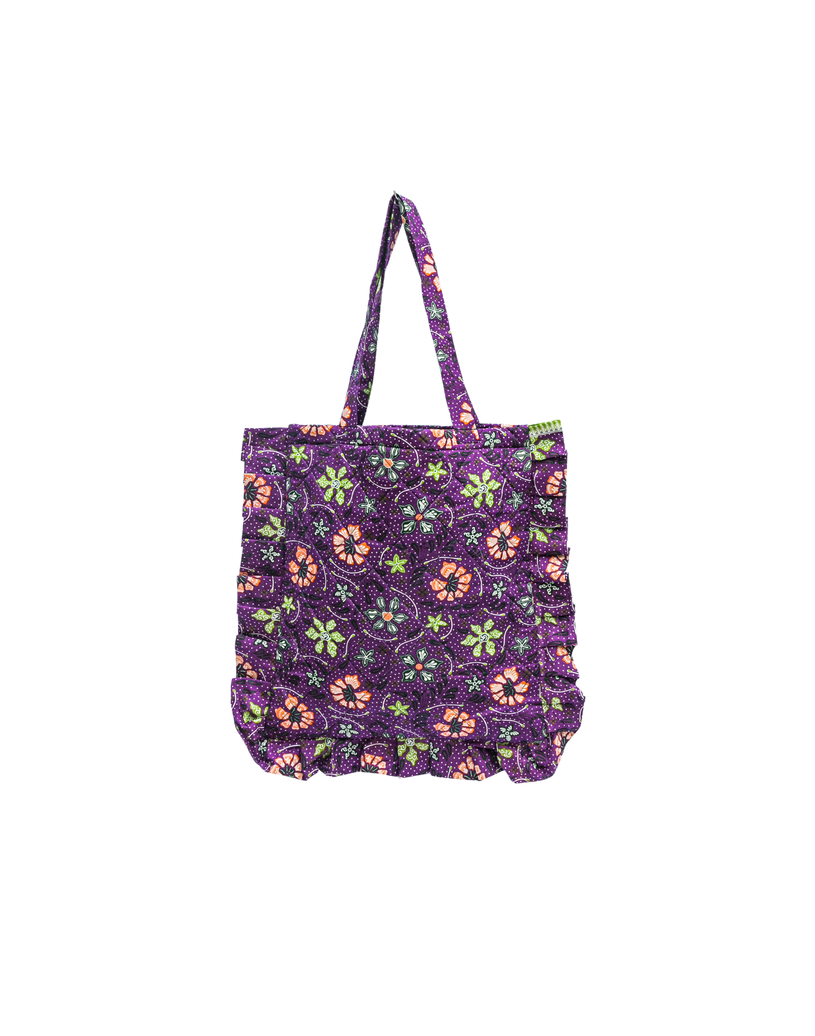 Batik Tote in Purple