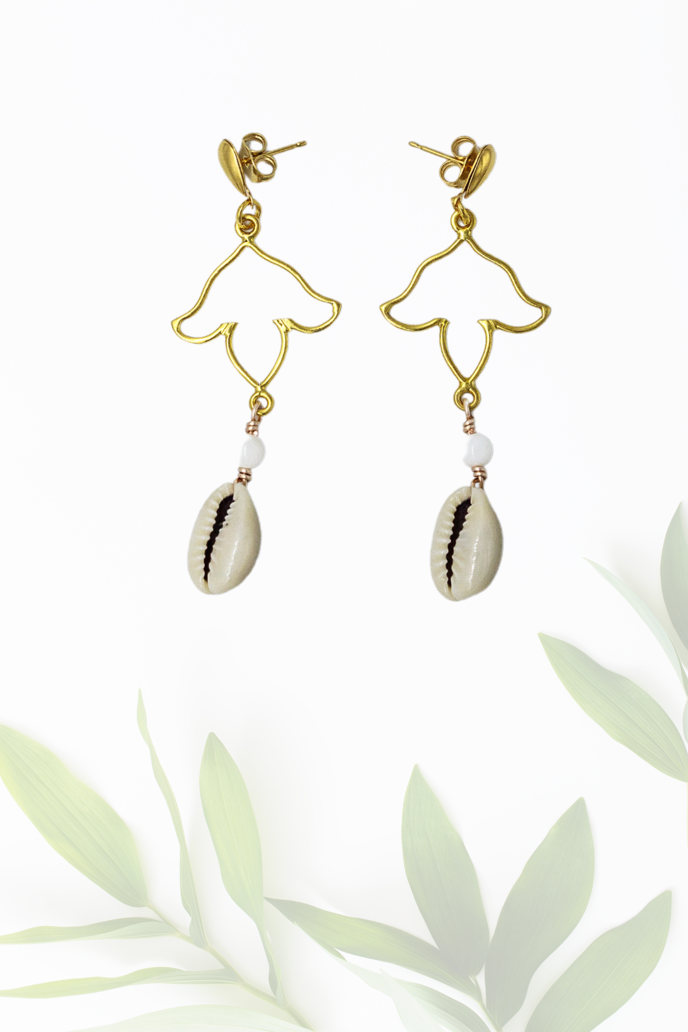 Leaf Shell Earrings