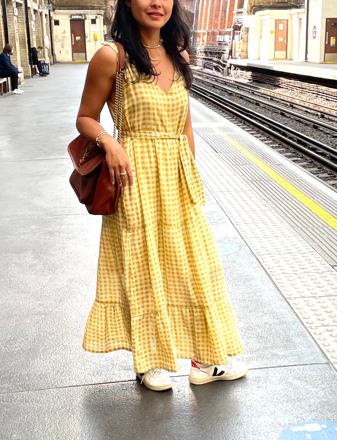 Gingham summer dress