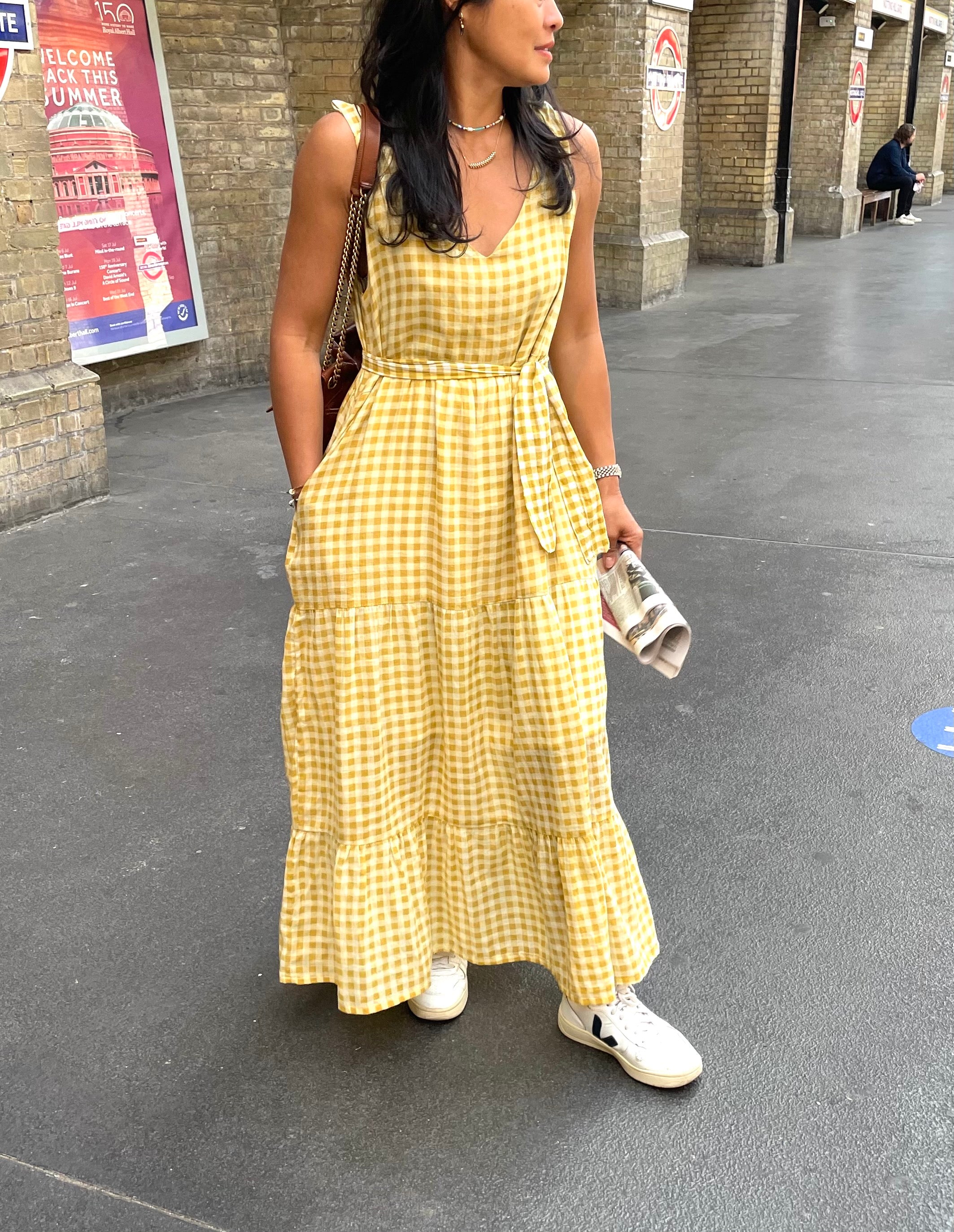 Gingham summer dress